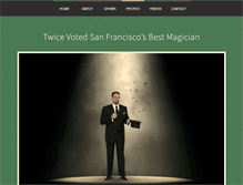 Tablet Screenshot of magiciansanfrancisco.com